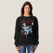 Sweatshirt T-shirt chat Cool mignon (Devant entier)
