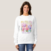 Sweatshirt T-shirt Christian Floral Brush Stroke (Devant entier)