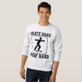 Sweatshirt T-shirt CHRISTIAN SKATEBOARDING (Devant entier)