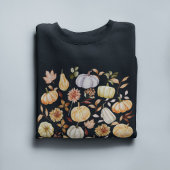 Sweatshirt T-shirt Citrouille de chute d'aquarelle