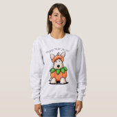 Sweatshirt T-shirt Citrouille KiniArt Scottie Terrier (Devant entier)
