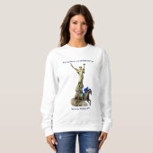 Sweatshirt T-Shirt - Cœurs de course et Sources de guérison (Devant entier)