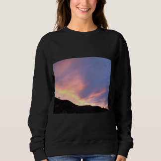 Sweatshirt T-shirt coloré coucher de soleil chemises nature c