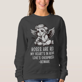 Sweatshirt T-shirt Cupidon anti-Saint-Valentin sarcastique