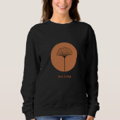 Sweatshirt T-Shirt d'art botanique Boho Zen (Devant)