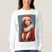 SWEATSHIRT T-SHIRT DE BASE DE LA FEMME DE NOUVEAU DESIGN (Devant)