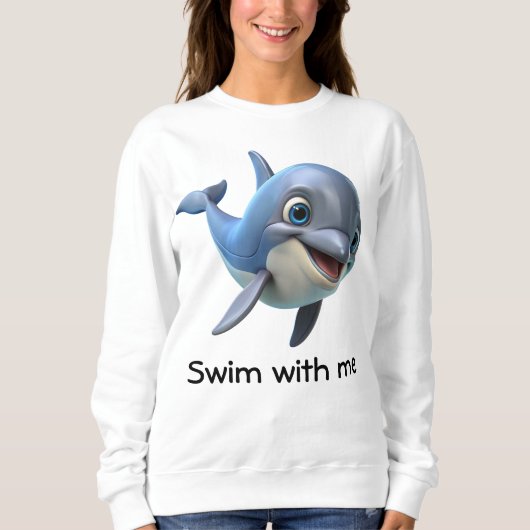 Sweatshirt T-shirt de base pour femmes (Devant)