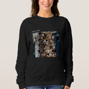 Sweatshirt T-shirt de chat mème Chat Silly Kitty drôle Meow H