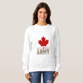 Sweatshirt T-shirt de conception de l'Armée canadienne (Devant entier)