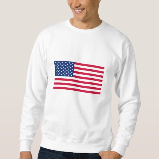 Sweatshirt T-shirt de drapeau américain (Devant)