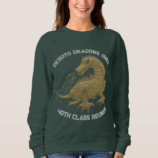 Sweatshirt T-shirt de la 40e classe Reunion DeSoto Dragons