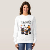 Sweatshirt T-shirt de la Black Cat Society (Devant entier)