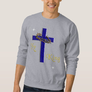 Sweatshirt T-shirt de la Croix chrétienne de mon roi