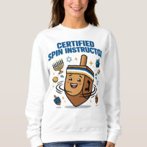 T-shirt de l'instructeur de spin certifié Hanukkah