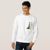 Sweatshirt T-shirt de lumière de pose de yoga d'inversion (Devant entier)
