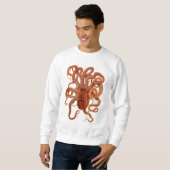 Sweatshirt T-shirt de poulpe (Devant entier)