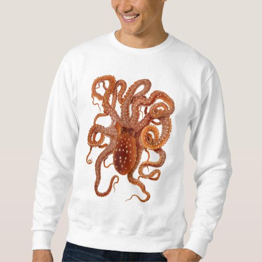 Sweatshirt T-shirt de poulpe (Devant)