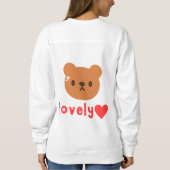 Sweatshirt T-shirt design de poitrine d'ours (Dos)