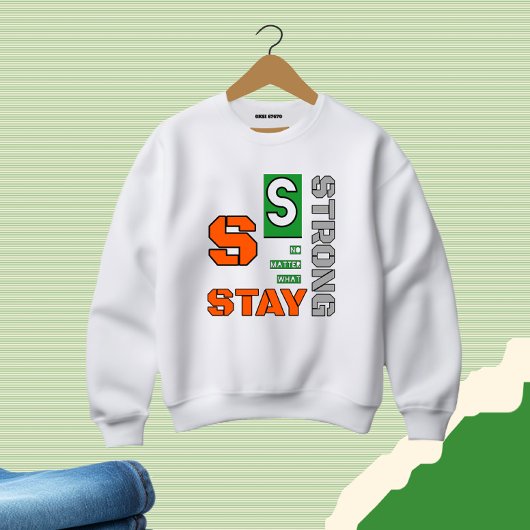 Sweatshirt T-shirt design de texte motivant