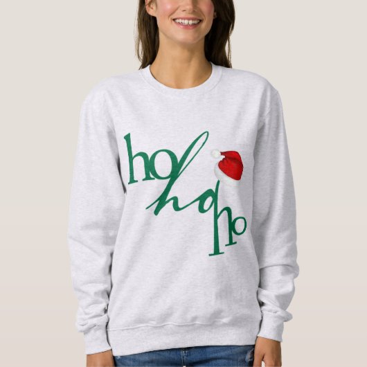 Sweatshirt T-shirt design Ho-Ho-Ho tendance (Devant)