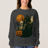 Sweatshirt T-shirt d'Halloween (Devant)