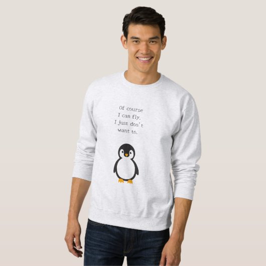 Sweatshirt T-shirt drôle (Devant entier)