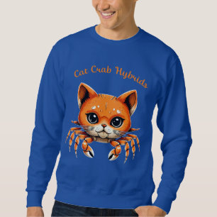 Sweatshirt T-shirt drôle de créature chat crabe mignon pour l