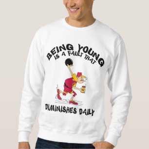 Sweatshirt T-shirt drôle de fête des pères de papa de bowl