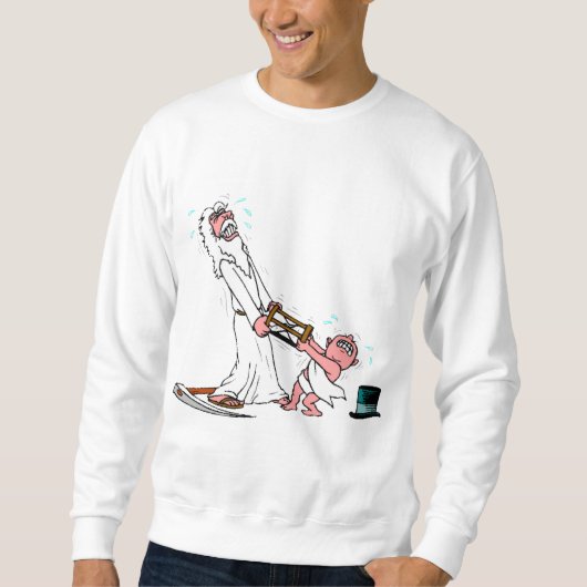 Sweatshirt T-shirt drôle de nouvelle année (Devant)