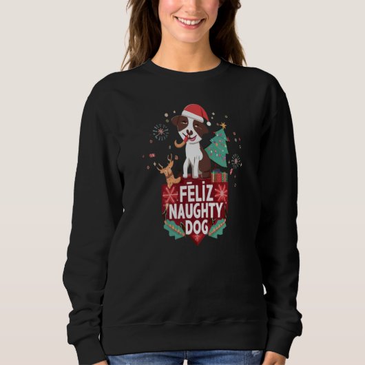 Sweatshirt T-shirt Feliz Naughty Dog (Devant)