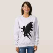 Sweatshirt T-shirt féminin élégant parfait pour chaque occasi (Devant entier)