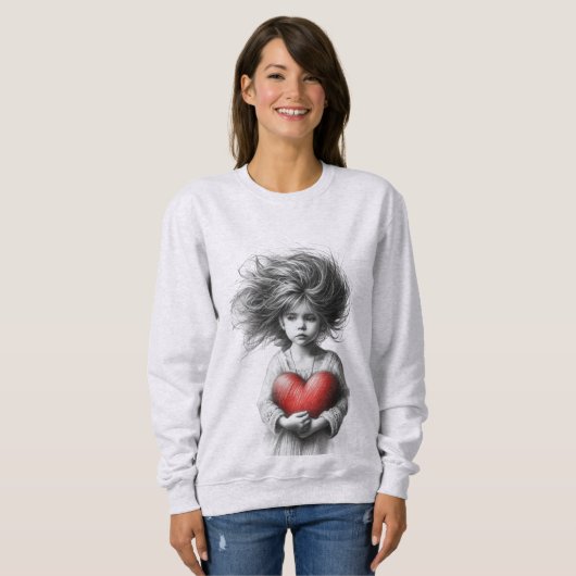 Sweatshirt T-shirt femme (Devant entier)