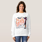 Sweatshirt T-shirt fille hallowen (Devant entier)
