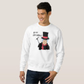 Sweatshirt T-shirt fumiste de grippe-sou de Bah (Devant entier)