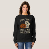Sweatshirt T-shirt Funny Fall-o-Ween Vibes (Devant entier)