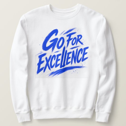Sweatshirt T-Shirt Graphique Blanc Moderne (Design devant)