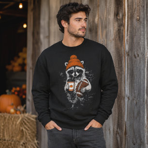 Sweatshirt T-shirt graphique de football d'automne avec un ra