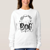 Sweatshirt T-Shirt Halloween Fantôme Bou (Devant)