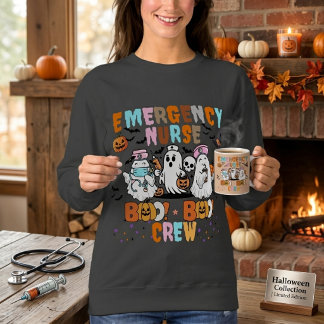 Sweatshirt T-shirt Halloween pour infirmière d'urgence, ER In