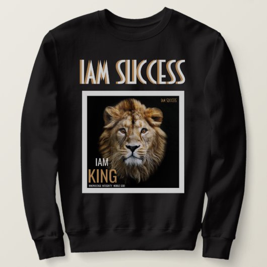 Sweatshirt T-shirt IAM KING (Design devant)