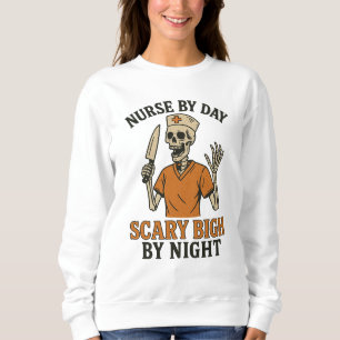 Sweatshirt T-shirt Infirmière Halloween Fun
