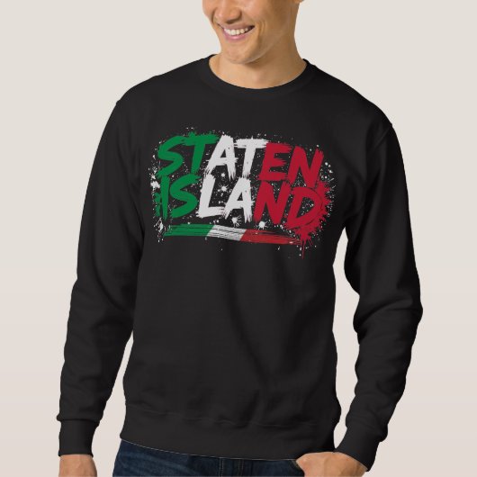 Sweatshirt T-shirt italien de base de Staten Island (Devant)