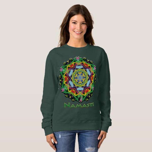 Sweatshirt T-shirt Jinx Namaste Kaleidoscope (Devant entier)