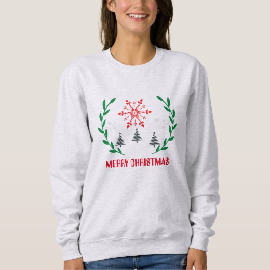 Sweatshirt T-Shirt Joyeux Noël (Devant)