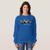 Sweatshirt T-Shirt Lady Chat (Devant entier)