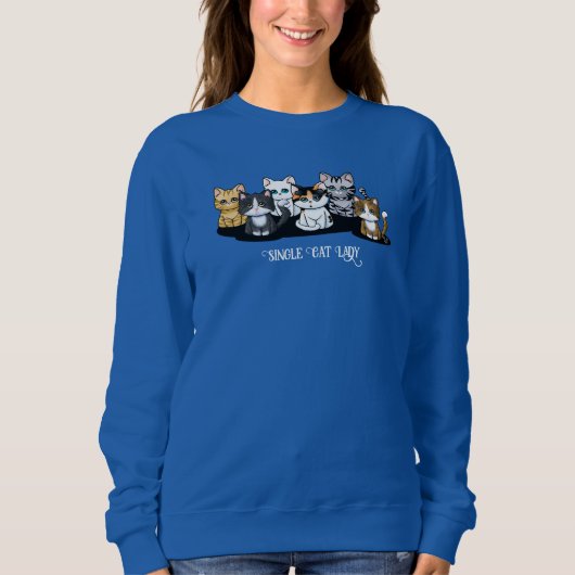 Sweatshirt T-Shirt Lady Chat (Devant)