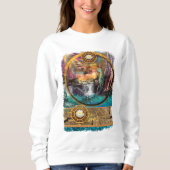 Sweatshirt T-shirt LEOPARD BLUE LAGOON (Devant)