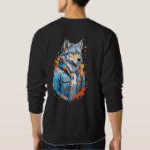 Sweatshirt T-shirt loup (Dos)