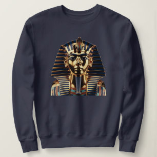 Sweatshirt T-Shirt Luxueux Masque Égyptien Doré en Art