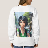 Sweatshirt T-shirt manches longues usure décontractée pour le (Dos)